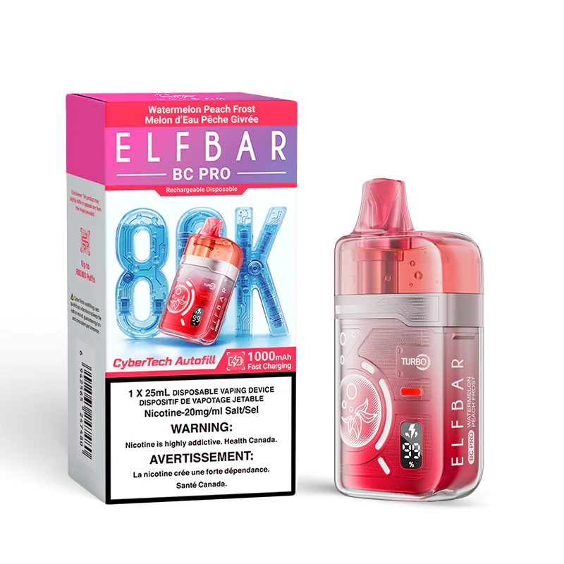 ELFBAR BC Pro 80K - Watermelon Peach Frost - Image 12