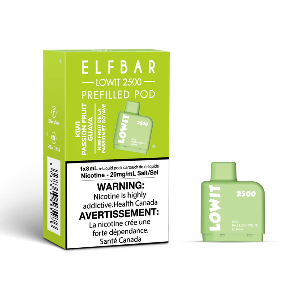 ELFBAR LOWIT 2500 - Kiwi Passion Fruit Guava