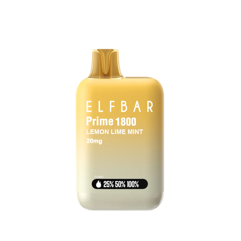 ELFBAR Prime 20mg - Lemon Lime Mint - Image 2